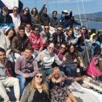 Gli studenti della scuola ELC Santa Barbara in barca a vela