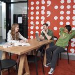 L'area comune di un appartamento premium della scuola English Language Company (ELC) Sydney