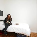 Una stanza singola della casa dello studente Studyhouse 