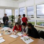 Un'aula della GCI con vista sull'Atlantico