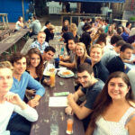 Kapito Münster  students visit the Kruse-Baimken Biergarten