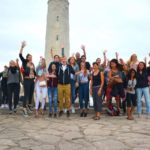 Institut Adenet and Easy French students at the beach