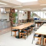 La caffetteriadel residence per studenti della scuola Genki Fukuoka