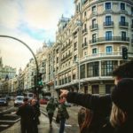 Gli studenti della scuola Eureka visitano a piedi Madrid