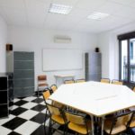 La sala comune per gli studenti della scuola Eureka
