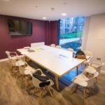 Study room of the Newcastle 1 student apartment