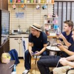 La student lounge della scuola Genki Fukuoka