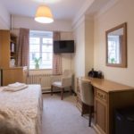 Standard single room in Vincent House student residence