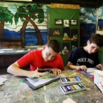 Lezioni di di pastello al Camp Eagle Hill 