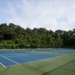I campi da tennis del Camp Eagle Hill