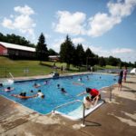 Una delle due piscine private del Camp Eagle Hill