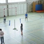 La palestra interna del Juniors Ferrières campus della scuola CERAN