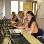 La sala computer della scuola Institut Linguistique Adenet 