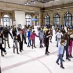 La pista di pattinaggio sul ghiaccio di Alexandra Palace 