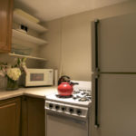 Una cucina nella International Guest House 