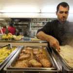 La mensa nella International Guest House 