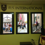 Il muro della FLS International Boston Commons School