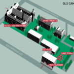 Cartina del campus della scuola GLS Berlin 