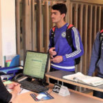 La reception della scuola Globe English Centre a Exeter