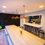 Una zona pranzo degli appartamenti dello studente Newcastle 1 