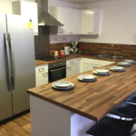 La cucina di un residence dell'università di LILA