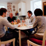 La colazione in una famiglia della LSI Portsmouth 