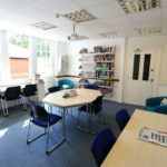 L'aula di studio della scuola St Clare's