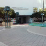 Il museo d'arte dall'altra parte della piazza fuori dalla Language Academy di Ft. Lauderdale