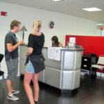 L'area della reception della Language Academy a Ft. Lauderdale