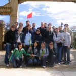 Gli studenti della scuola Hutong Pechino durante un'escursione