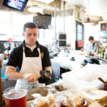 La famosa Casa dell'Unione delle Ostriche di Boston