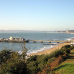 Bournemouth dalla cima della scogliera