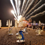 Parata delle lanterne Burning the Clocks a Brighton, Regno Unito