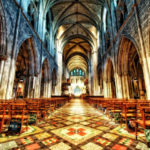 Interno della Cattedrale di San Patrizio a Dublino, Irlanda