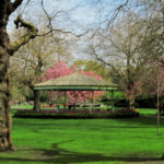 L'area verde di Stephen a Dublino, Irlanda