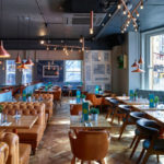 Banyan Bar nella piazza della città di Leeds 