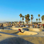 La pista per gli skate di Venice Beach 