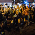 La sfilata annuale dil Halloween a Greenwich Village, New York, Stati Uniti