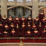 Il famoso coro gospel del Abyssinian Baptist Church a Harlem, New York, Stati Uniti