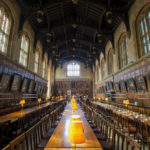 Il Christ Church College dell'Università di Oxford dove hanno girato alcune scene dei film "Harry Potter"