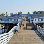 Il pontile Crystal sulla spiaggia Pacific Beach di San Diego