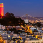 Telegraph Hill con la Coit Tower e Little Italy a San Francisco