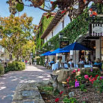 Negozi sulla State Street a Santa Barbara