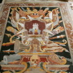 Dettagli del pavimento della co-cattedrale St, John's a La Valletta, Malta