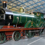 Un antico treno in mostra al National Railway Museum a York