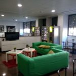 La lounge del residence estivo della scuola Espanole Ih