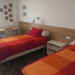 Una stanza doppia degli appartamenti condivisi della scuola Espanole Ih