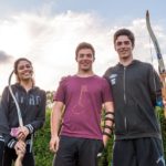More Than English summer school students do archery