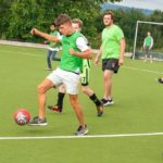More Than English summer school students on a football"Get Ahead" study option