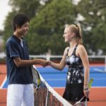 Whitgift Summer School students play tennis
